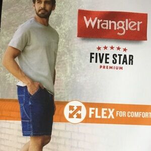 Wrangler Men's Blue Carpenter Shorts